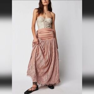 NWT Free People Women's Rosie Plains Convertible Skirt Dress Sz XS Floral $198